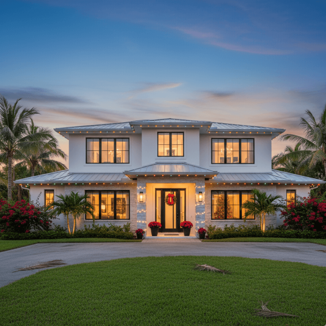 Metal Roof Colors That Enhance Curb Appeal for the Holidays