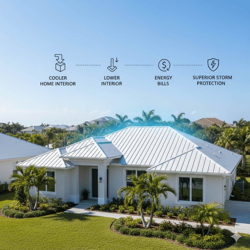 Benefits of a White Metal Roof