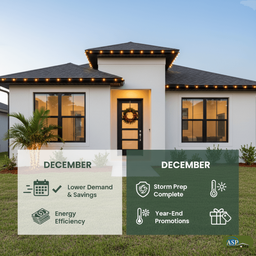 Why December Is Best for Impact Window Replacements