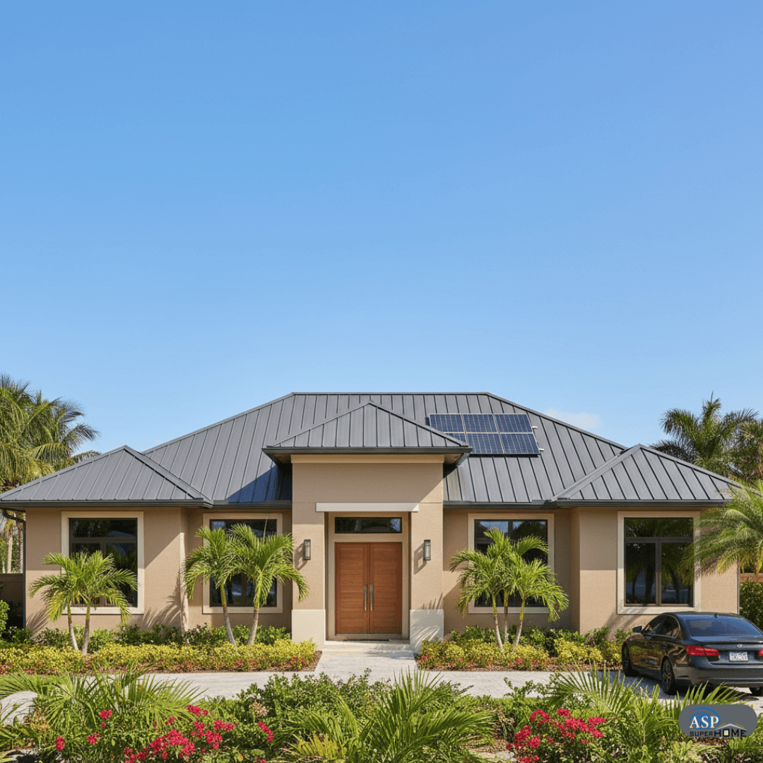 Florida Home Design Trends 2025: Popular Metal Roof Colors