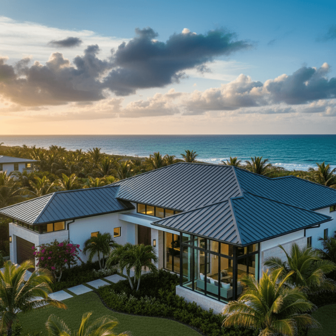 Coastal Homes: Why Metal Roofs Resist Salt Air Better